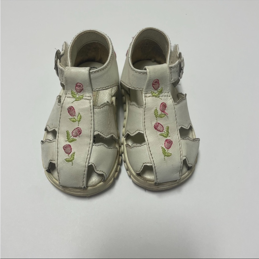 Vintage Fisher Price Floral Baby Sandals